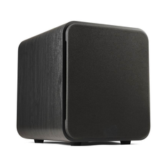 8 Inch Front-Firing Powered Home Theater Subwoofer, Class D Amplifier Low Frequency Speaker With Adjustable Crossover & Phase Tuning