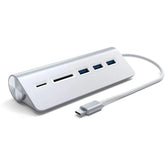 5-In-1 Usb-C Desktop Expansion Hub, Superspeed Usb 3.0 Multiport Adapter With Dual Card Reader Slots