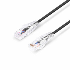 33ft Slim High-Flex Cat6a UTP Ethernet Patch Cable, Snagless Plug High Speed Network Cord for Office & Home Networking