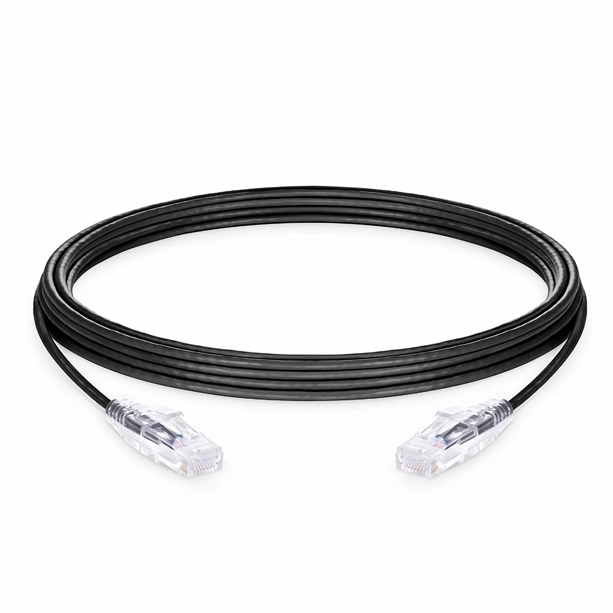 33ft Slim High-Flex Cat6a UTP Ethernet Patch Cable, Snagless Plug High Speed Network Cord for Office & Home Networking