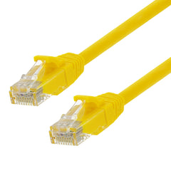 3 Foot Bulk CAT6 UTP LAN Patch Cords Plug High-Speed Yellow Network Cable