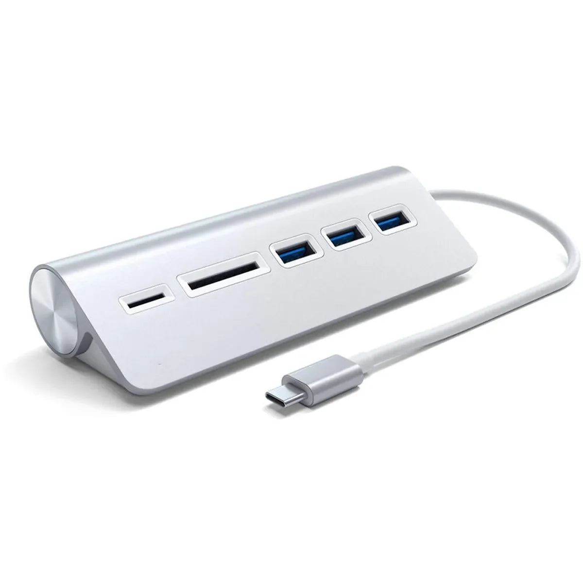 5-In-1 Usb-C Desktop Expansion Hub, Superspeed Usb 3.0 Multiport Adapter With Dual Card Reader Slots
